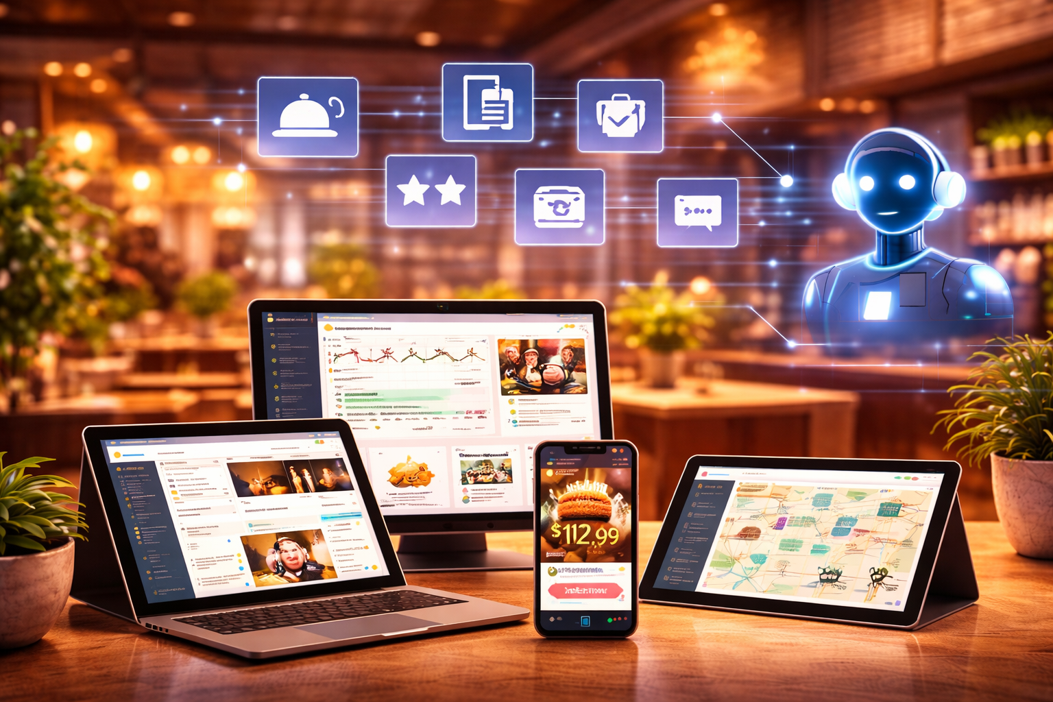 Restaurant platform preview